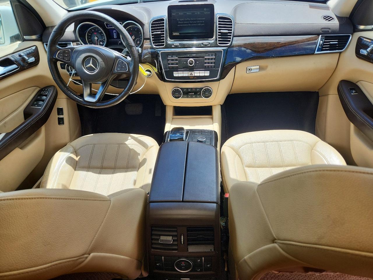 2017 Mercedes-benz Gls 450 4matic White vin: 4JGDF6EE4HA855146