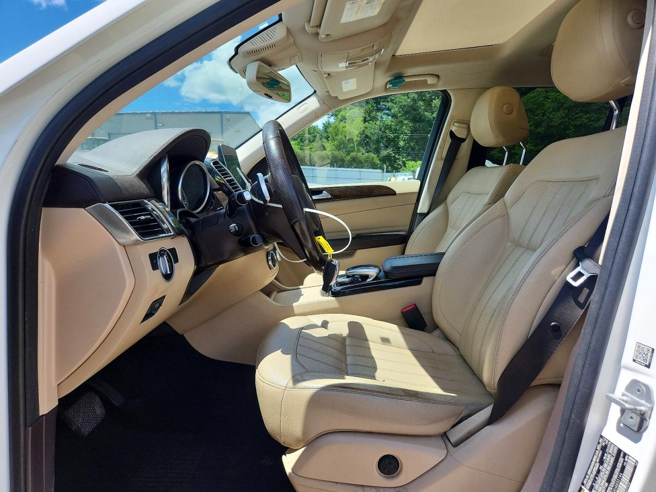2017 Mercedes-benz Gls 450 4matic White vin: 4JGDF6EE4HA855146