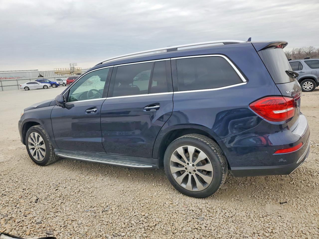 2017 Mercedes-benz Gls 450 4matic Blue vin: 4JGDF6EE4HA862582