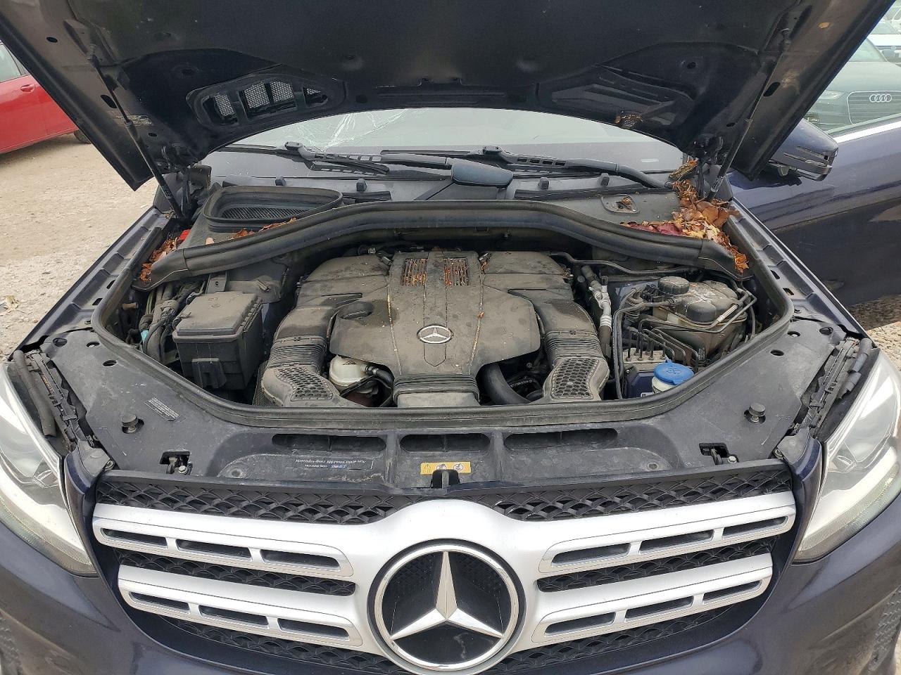 2017 Mercedes-benz Gls 450 4matic Blue vin: 4JGDF6EE4HA862582