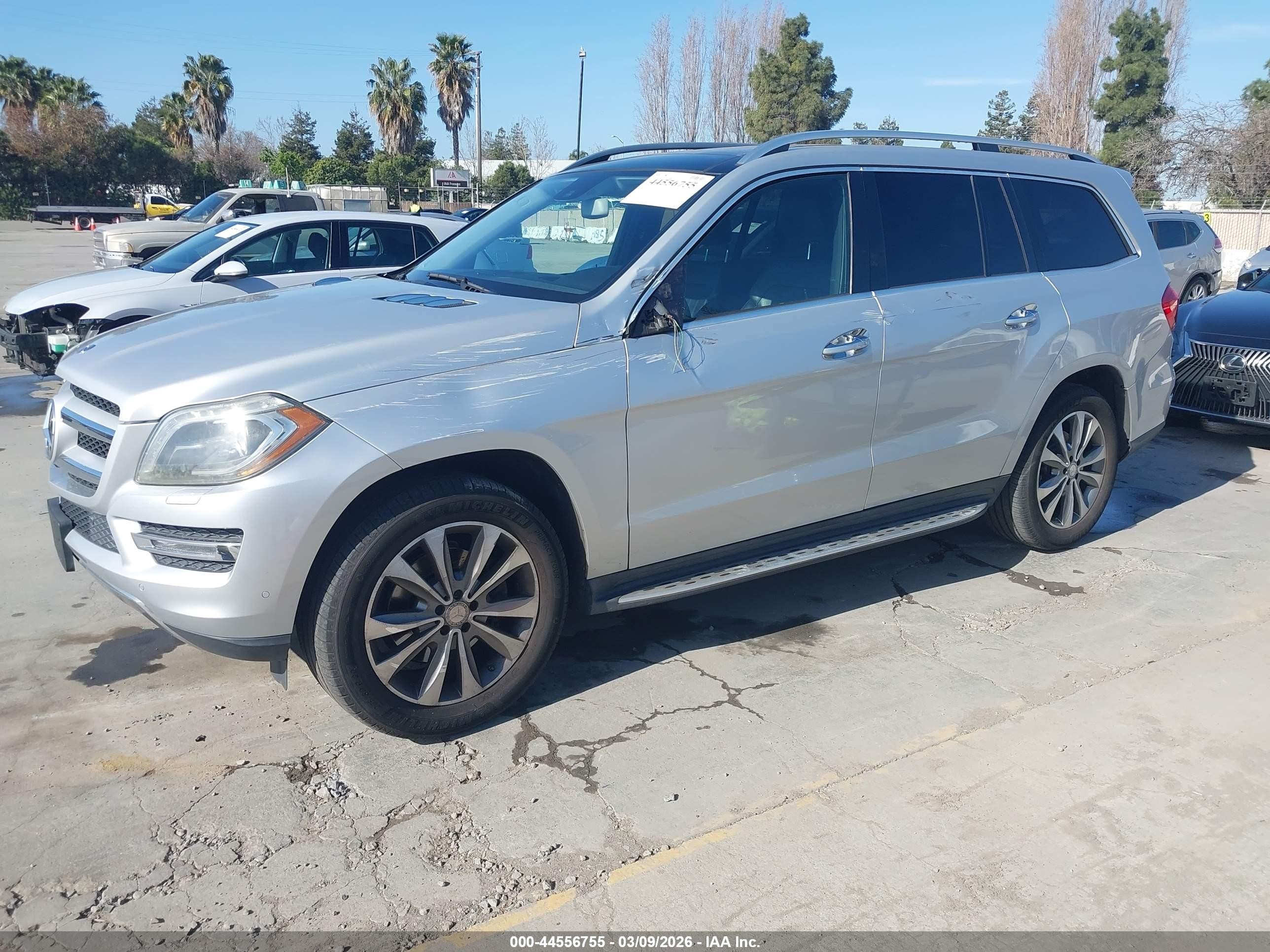 2015 Mercedes-benz Gl 450 4matic Gray vin: 4JGDF6EE5FA444738