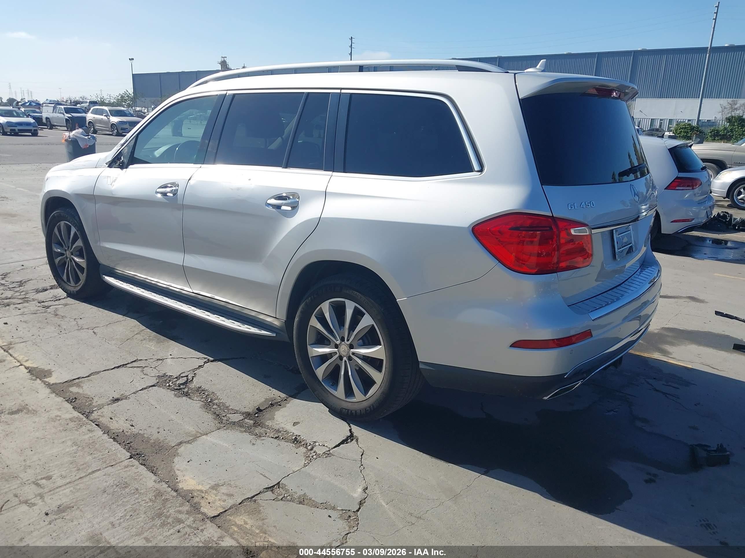 2015 Mercedes-benz Gl 450 4matic Gray vin: 4JGDF6EE5FA444738