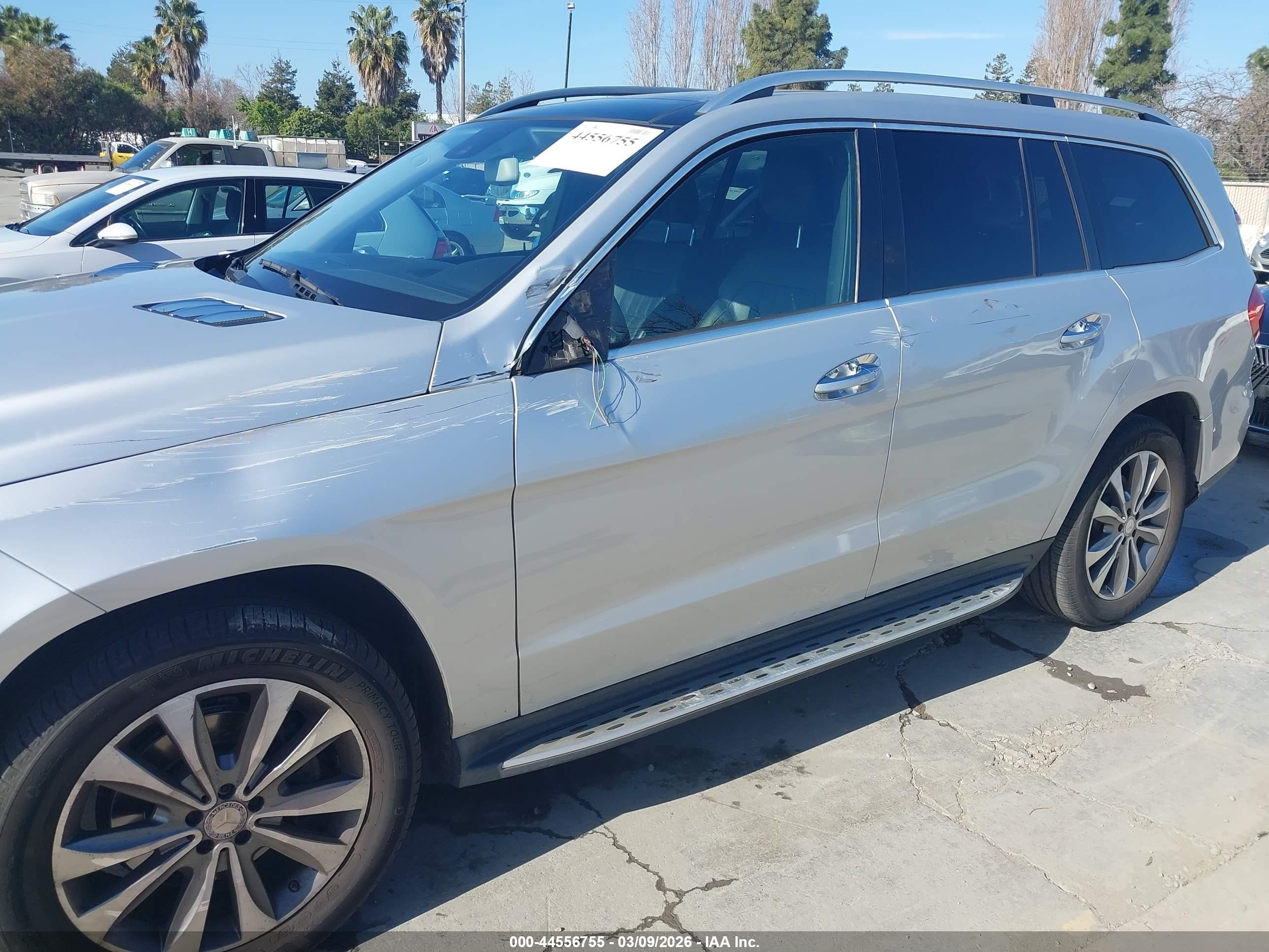 2015 Mercedes-benz Gl 450 4matic Gray vin: 4JGDF6EE5FA444738
