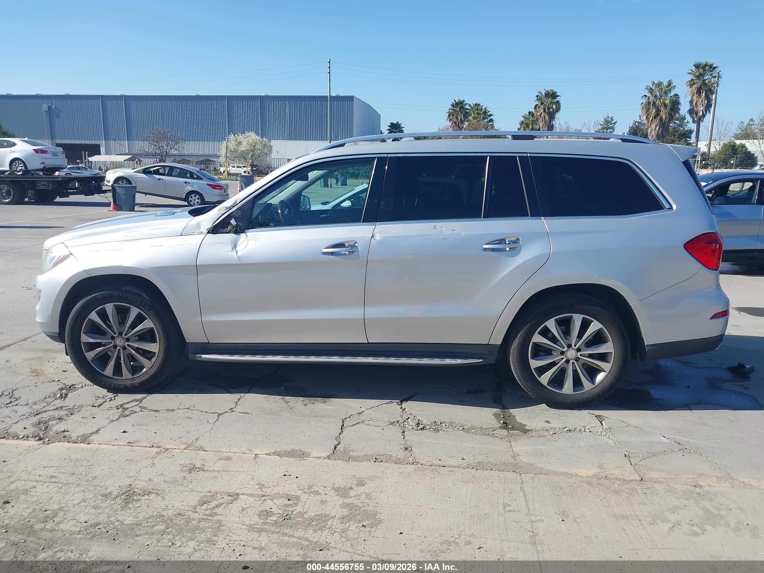 2015 Mercedes-benz Gl 450 4matic Gray vin: 4JGDF6EE5FA444738