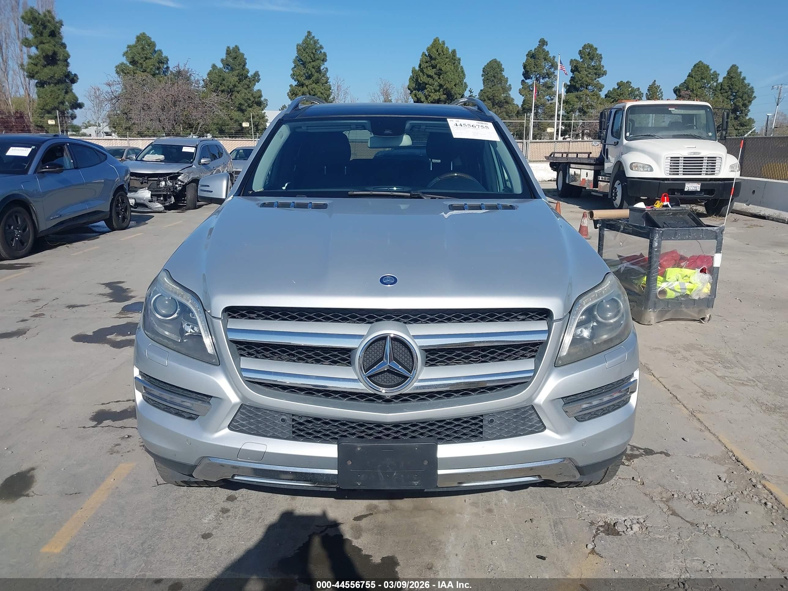 2015 Mercedes-benz Gl 450 4matic Gray vin: 4JGDF6EE5FA444738