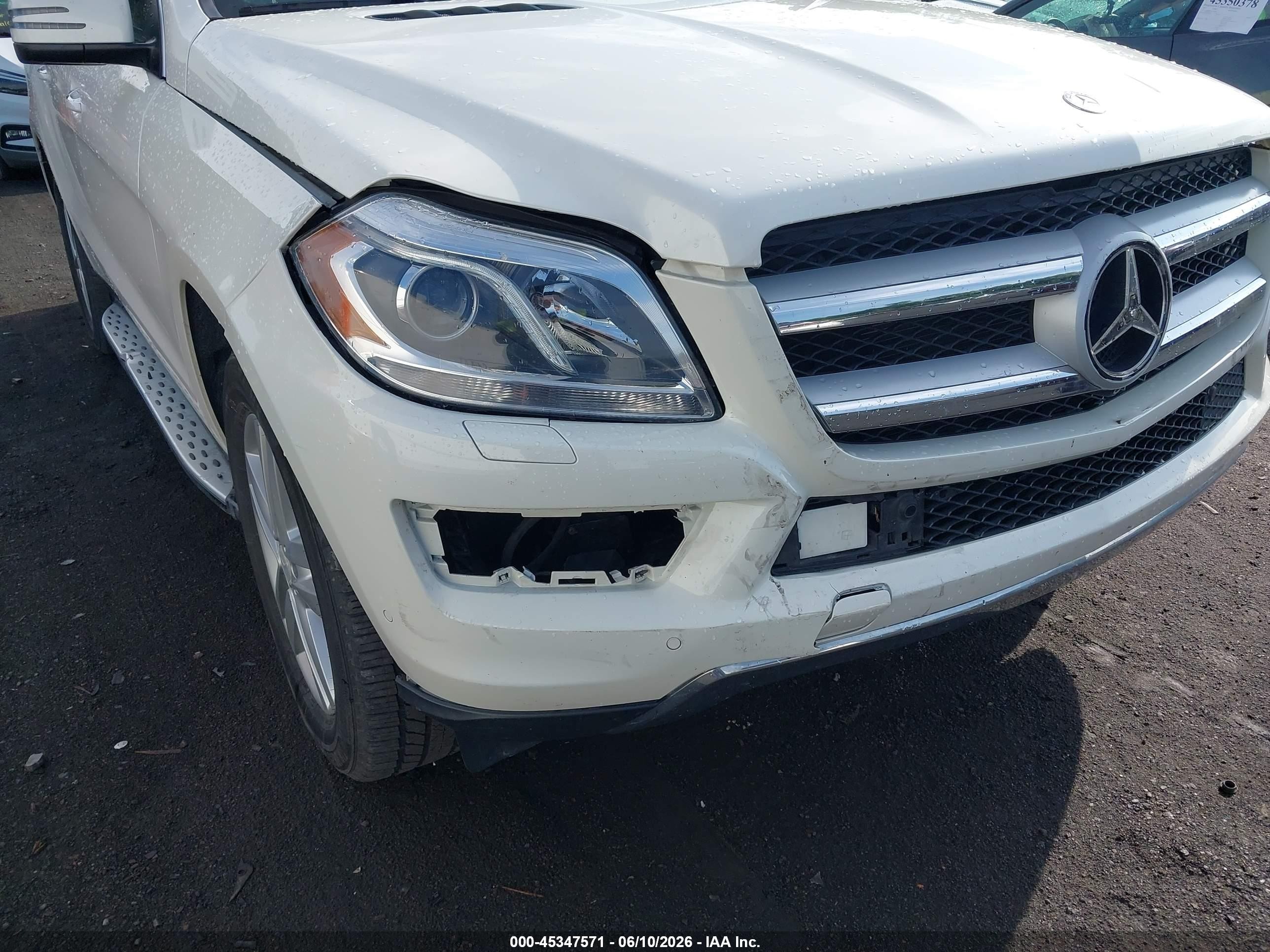 2015 Mercedes-benz Gl 450 4matic White vin: 4JGDF6EE5FA494068