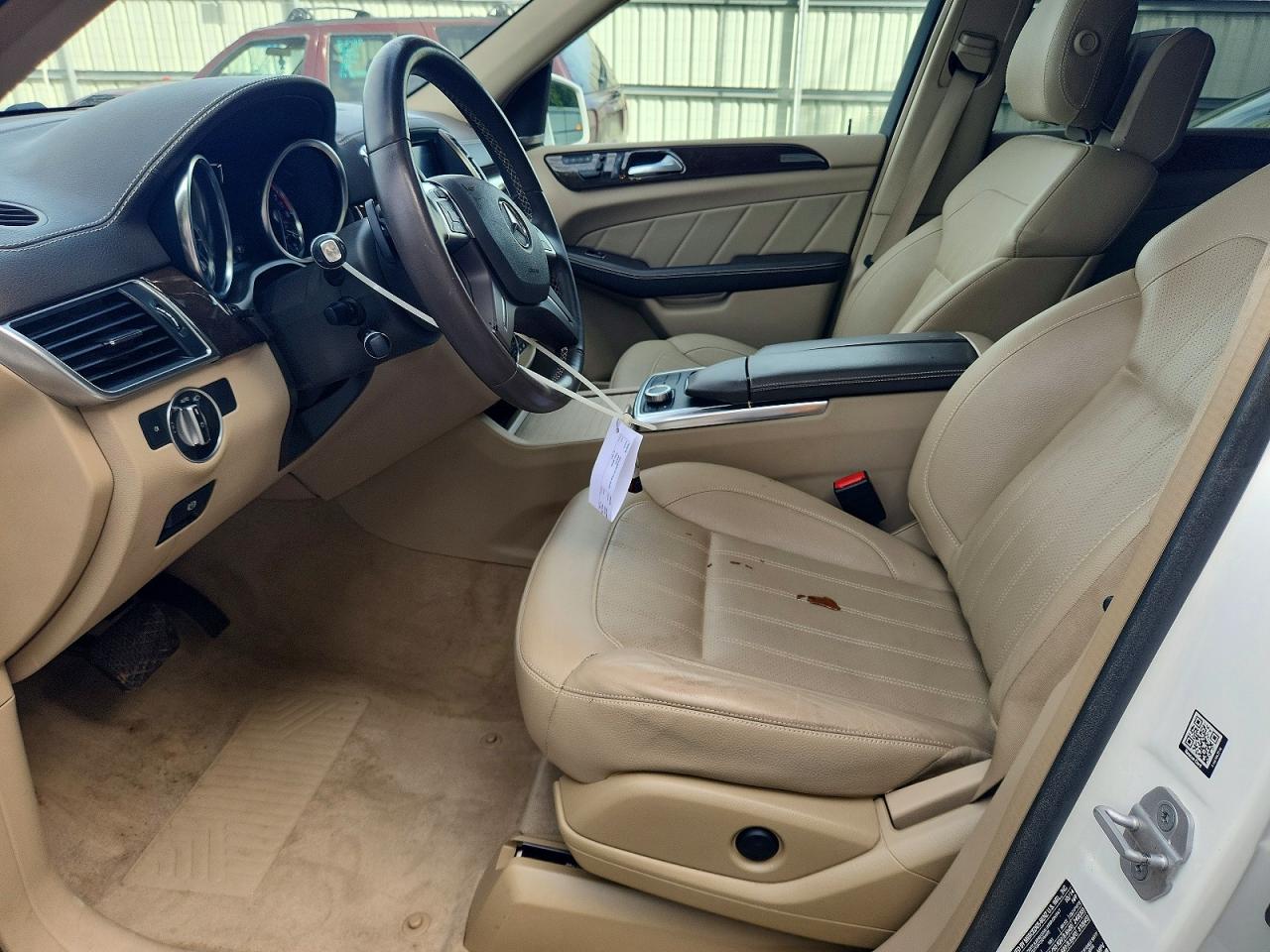 2015 Mercedes-benz Gl 450 4matic White vin: 4JGDF6EE5FA500645