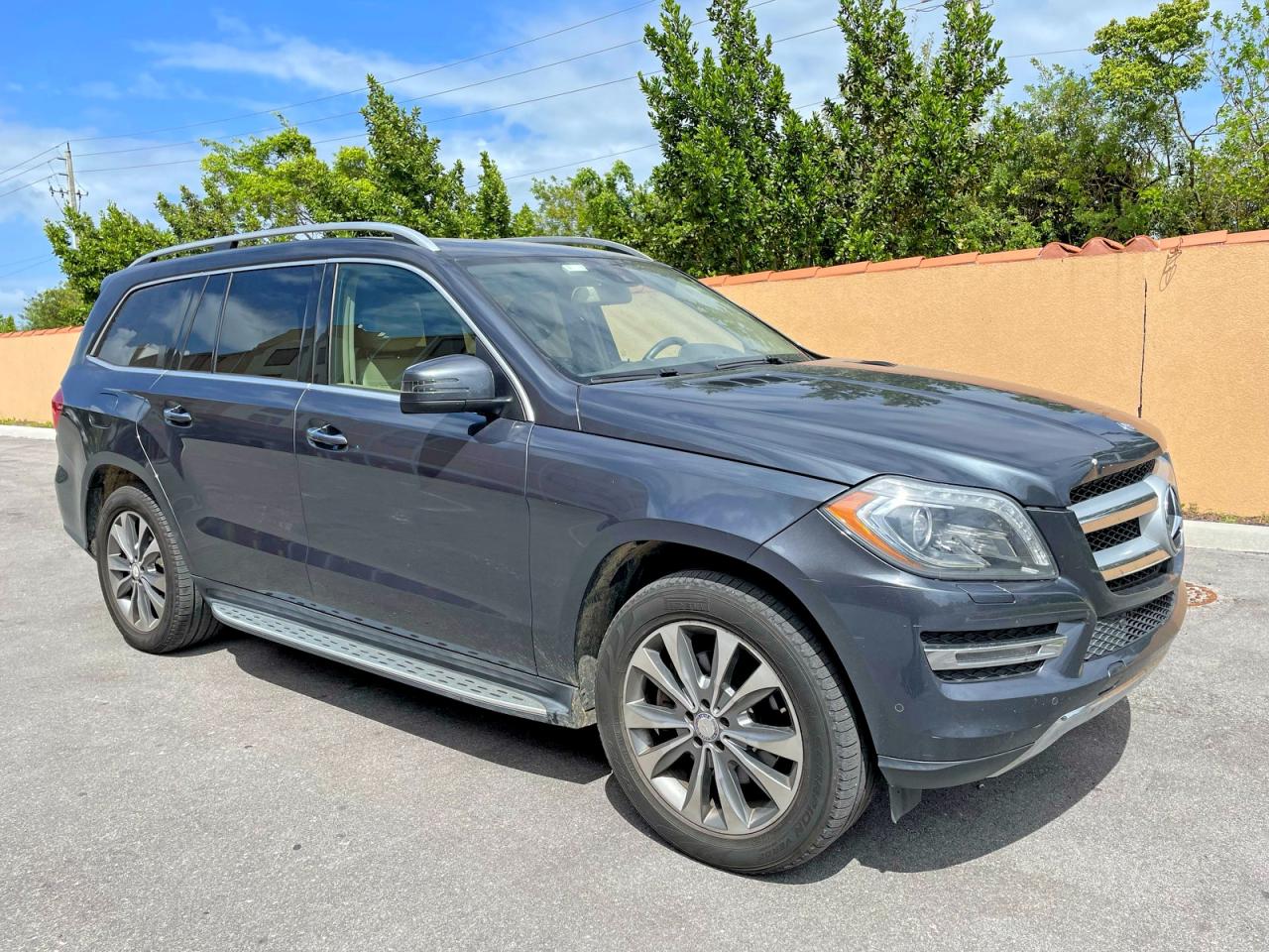 2015 Mercedes-benz Gl 450 4matic Gray vin: 4JGDF6EE5FA598124