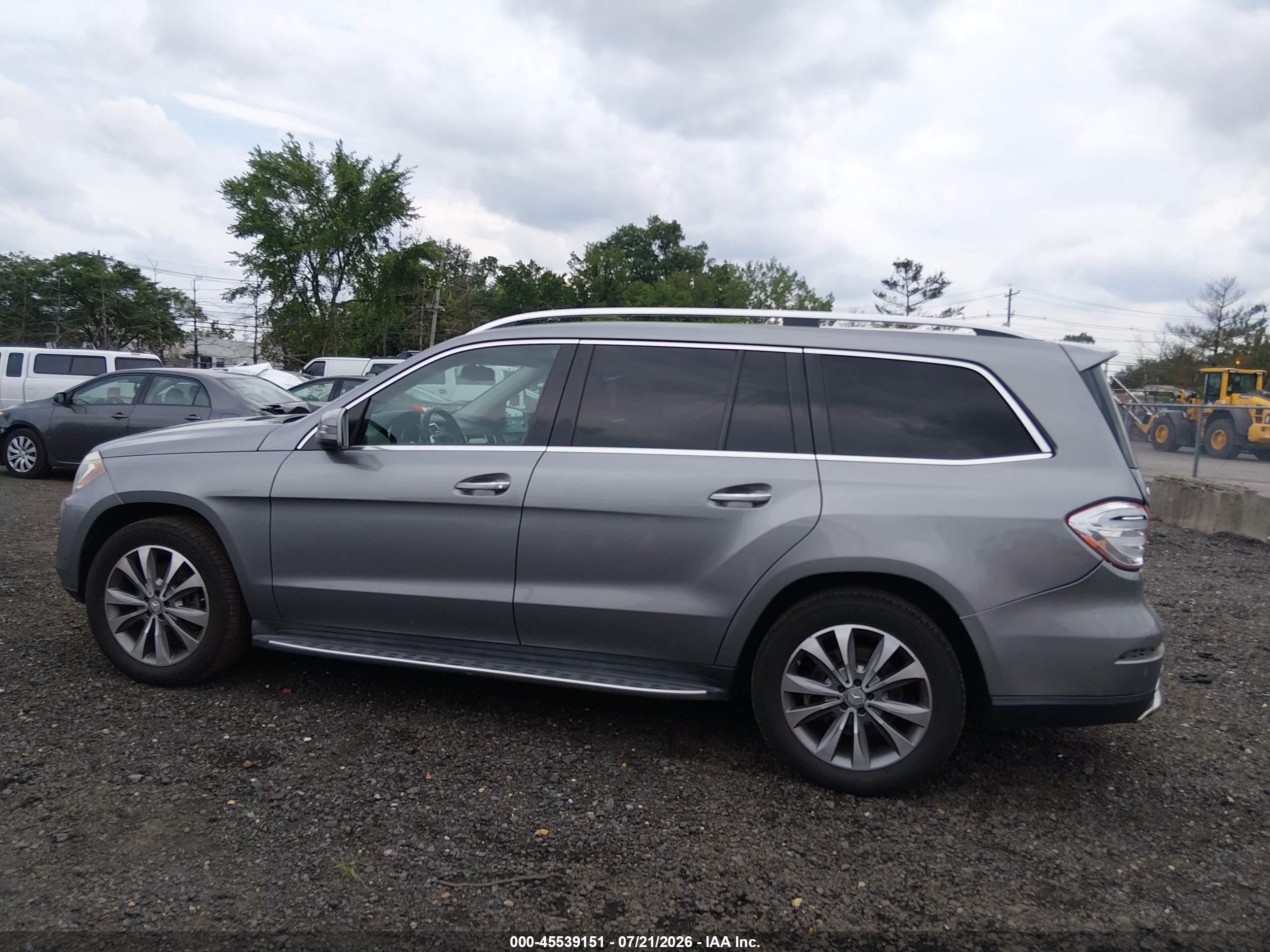 2015 Mercedes-benz Gl 450 4matic Gray vin: 4JGDF6EE5FA618419