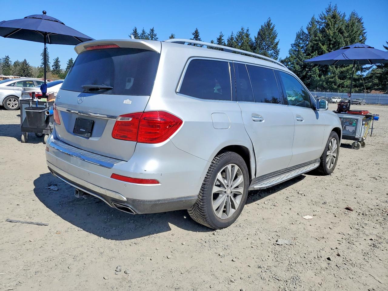 2016 Mercedes-benz Gl 450 4matic Серебряный vin: 4JGDF6EE5GA681022