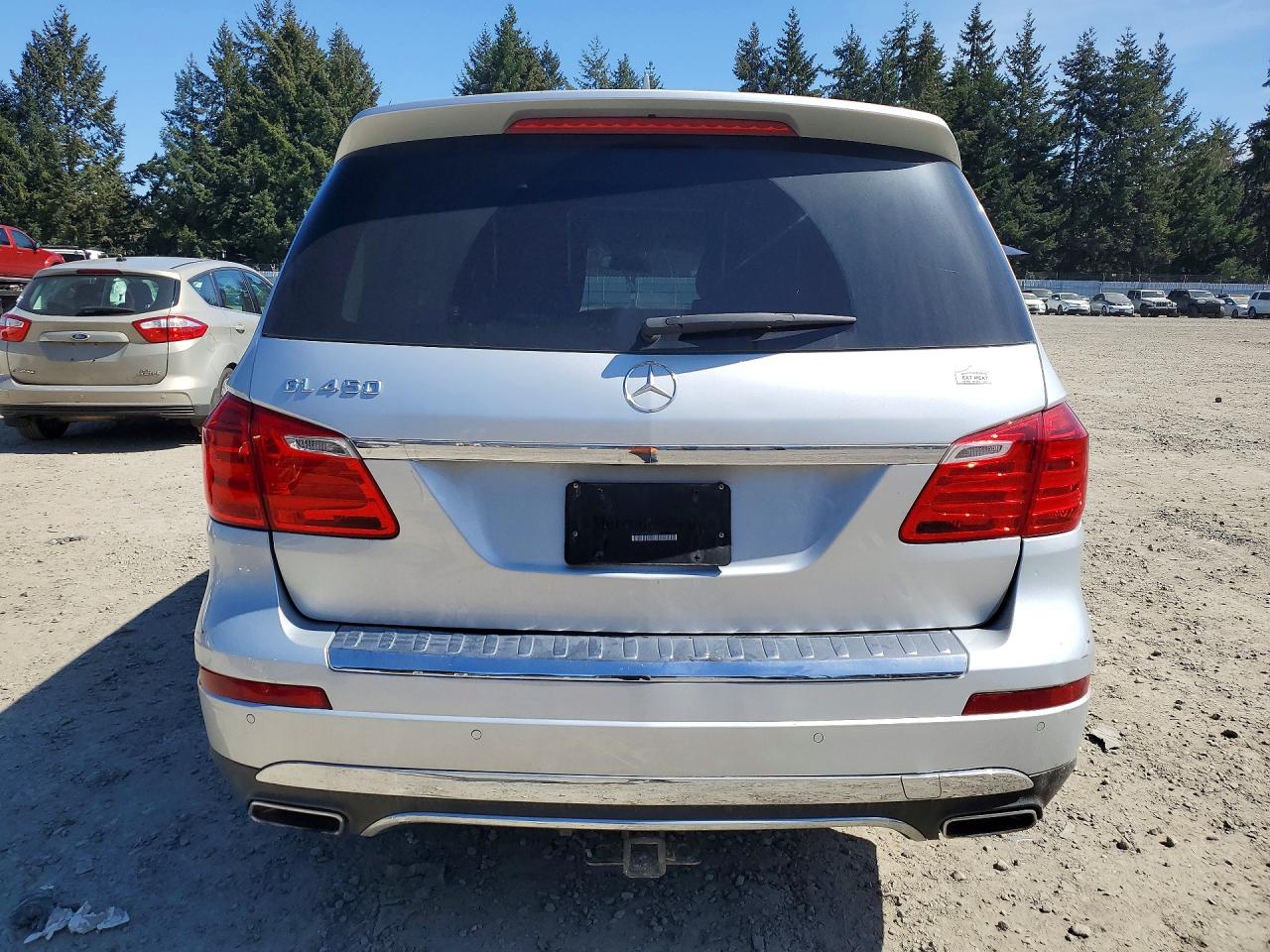 2016 Mercedes-benz Gl 450 4matic Серебряный vin: 4JGDF6EE5GA681022