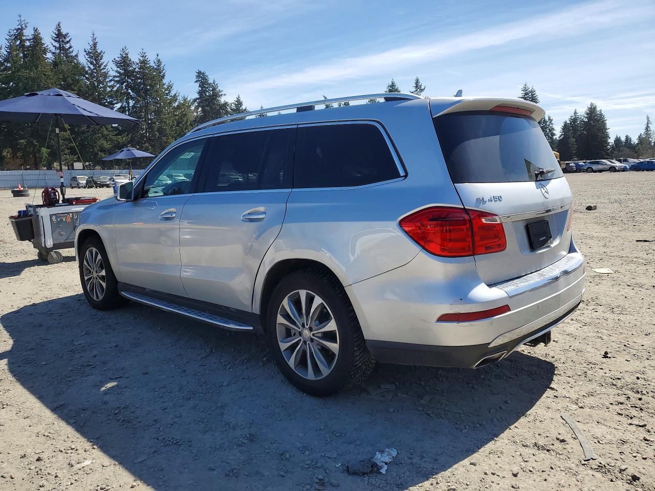 2016 Mercedes-benz Gl 450 4matic Серебряный vin: 4JGDF6EE5GA681022