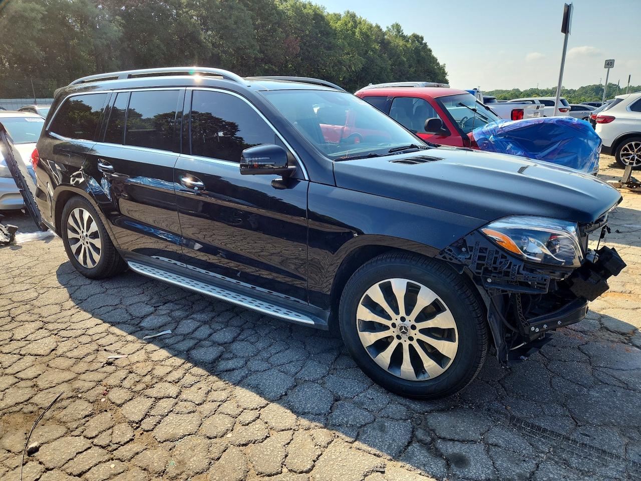 2019 Mercedes-benz Gls 450 4matic Black vin: 4JGDF6EE5KB237352