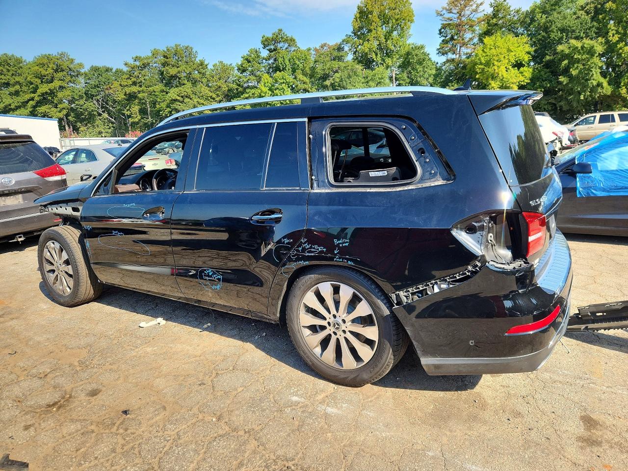 2019 Mercedes-benz Gls 450 4matic Black vin: 4JGDF6EE5KB237352