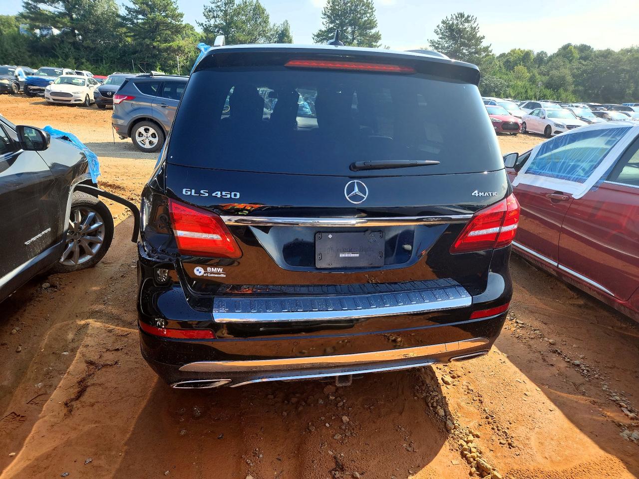 2019 Mercedes-benz Gls 450 4matic Black vin: 4JGDF6EE5KB237352