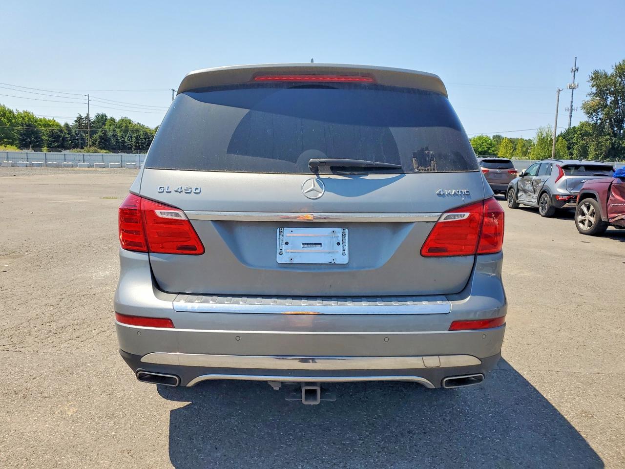 2015 Mercedes-benz Gl 450 4matic Silver vin: 4JGDF6EE6FA468529