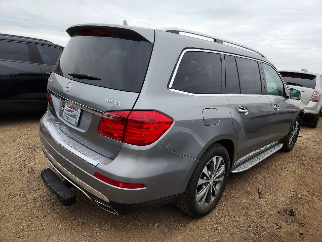 2015 Mercedes-benz Gl 450 4matic Серебряный vin: 4JGDF6EE6FA486030