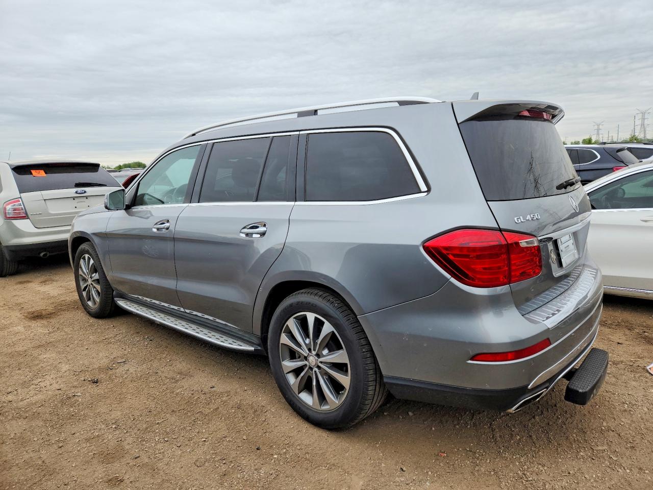 2015 Mercedes-benz Gl 450 4matic Серебряный vin: 4JGDF6EE6FA486030