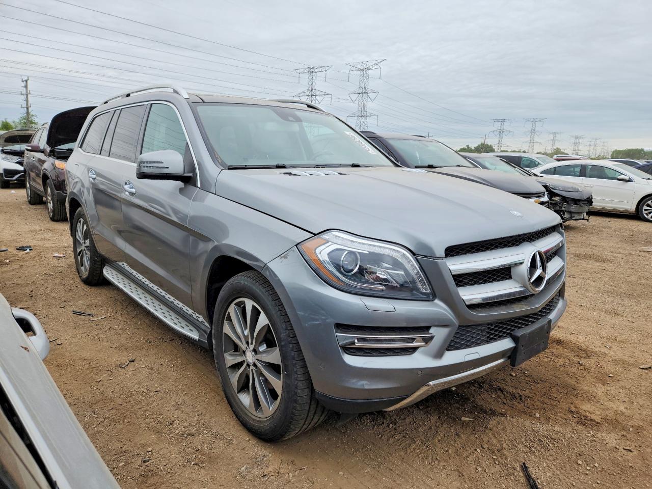 2015 Mercedes-benz Gl 450 4matic Серебряный vin: 4JGDF6EE6FA486030