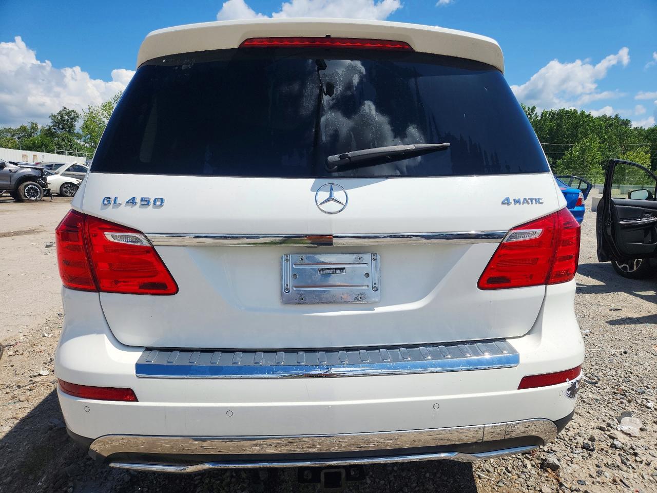 2015 Mercedes-benz Gl 450 4matic White vin: 4JGDF6EE6FA521424