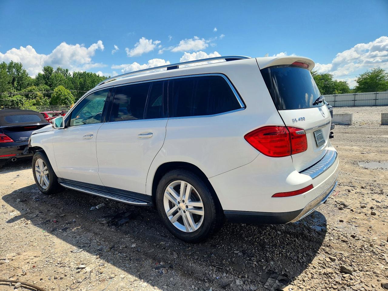 2015 Mercedes-benz Gl 450 4matic White vin: 4JGDF6EE6FA521424