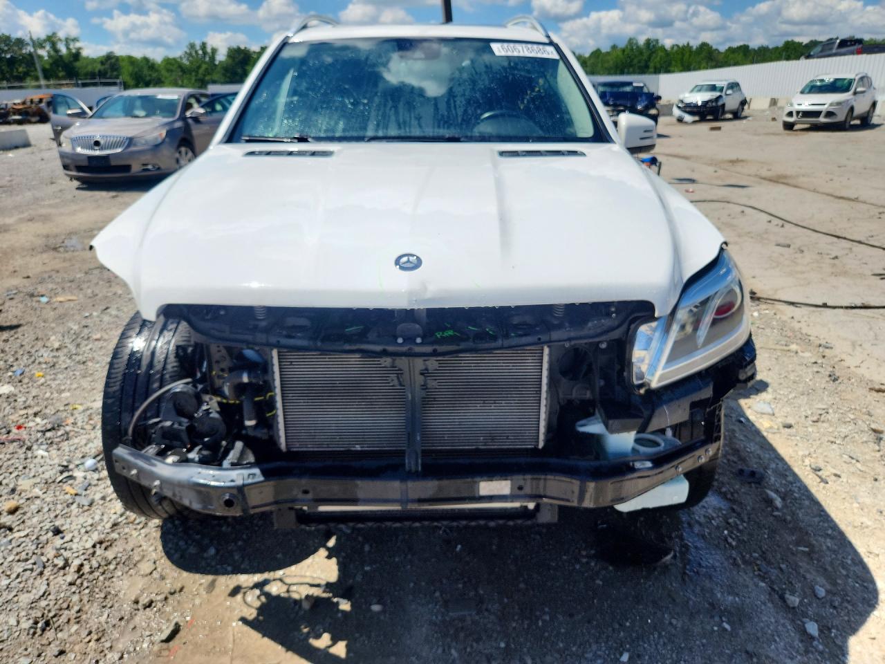 2015 Mercedes-benz Gl 450 4matic White vin: 4JGDF6EE6FA521424