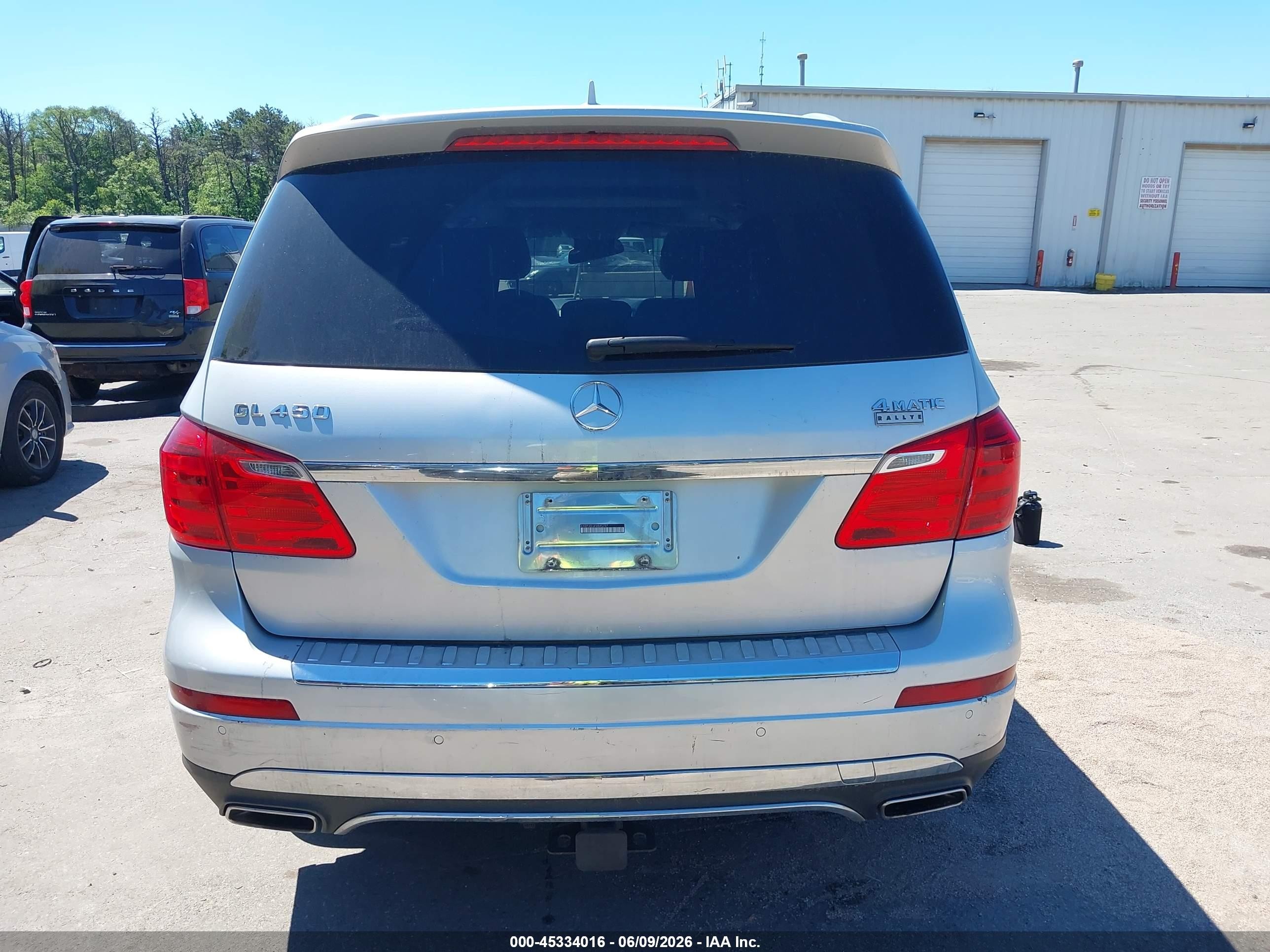 2015 Mercedes-benz Gl 450 4matic Серебряный vin: 4JGDF6EE6FA545707