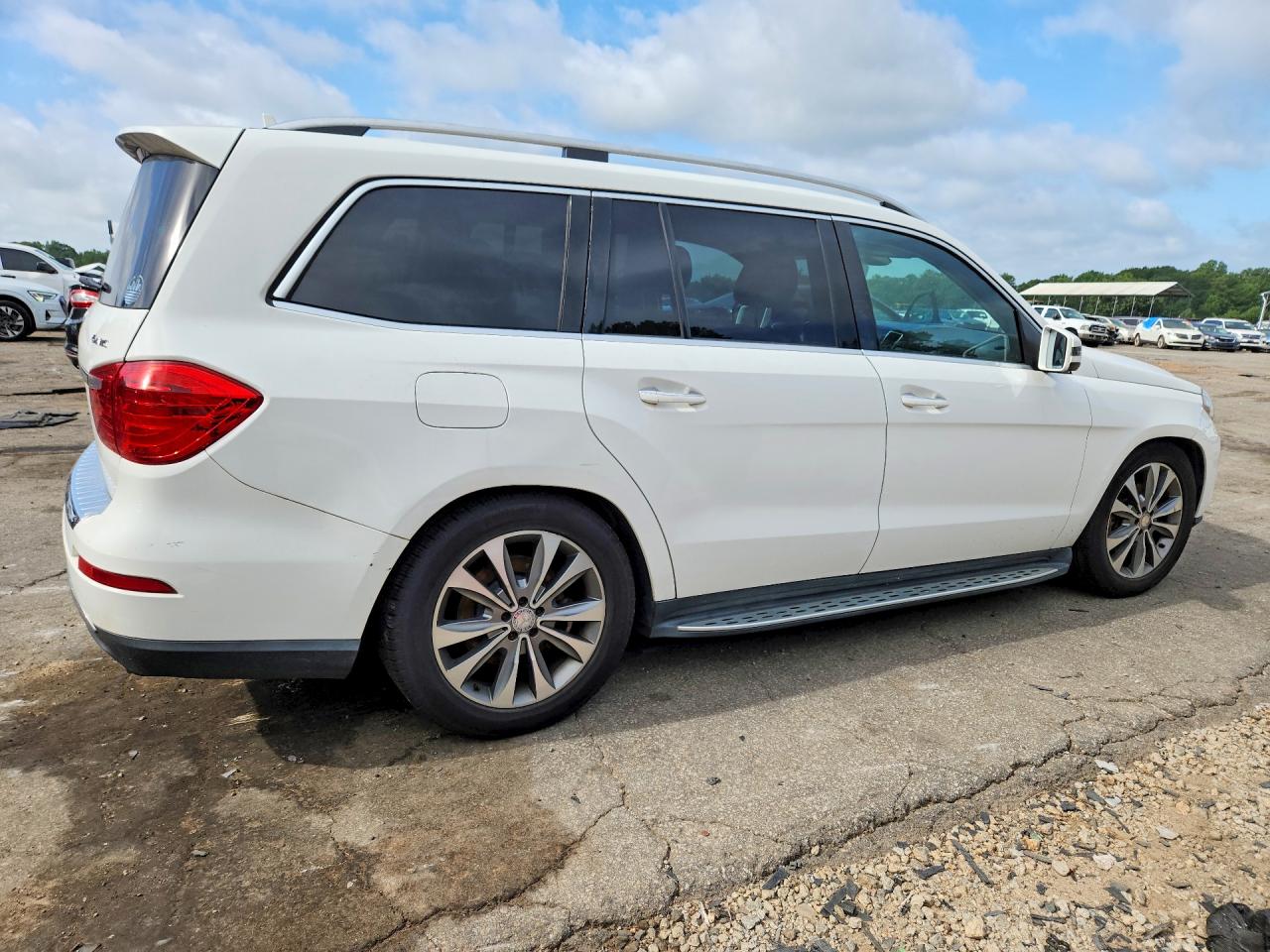 2015 Mercedes-benz Gl 450 4matic White vin: 4JGDF6EE6FA554682
