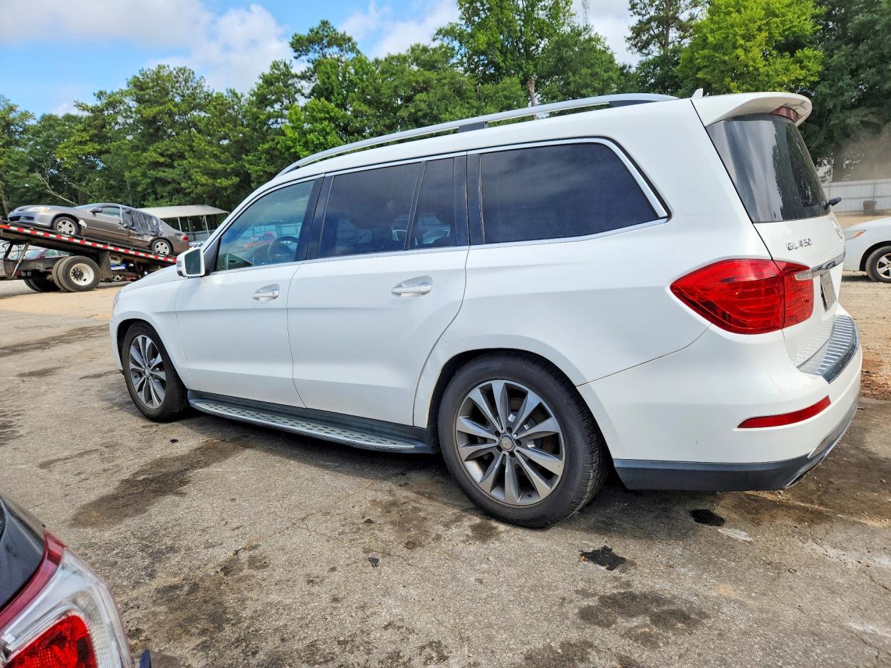 2015 Mercedes-benz Gl 450 4matic White vin: 4JGDF6EE6FA554682