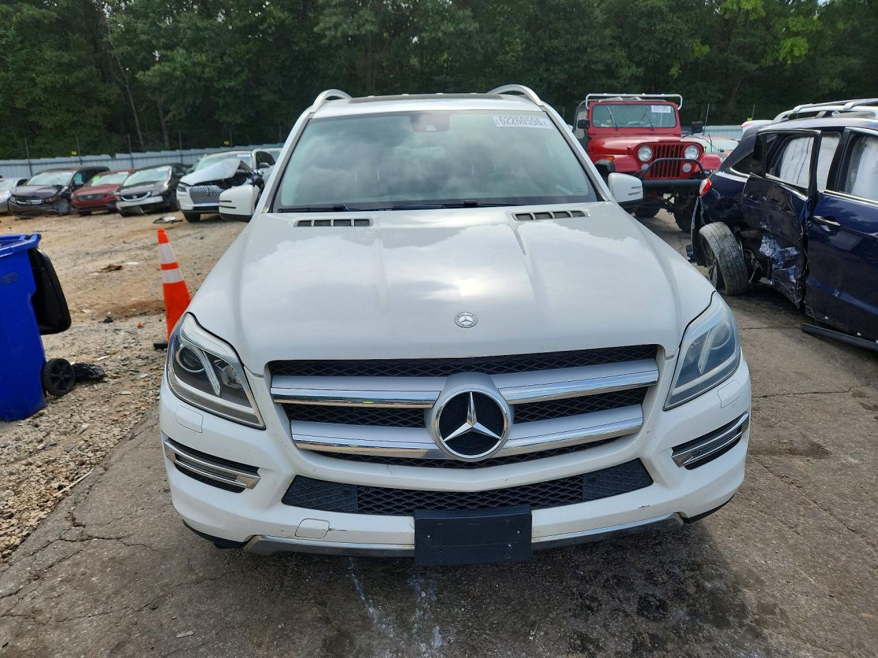 2015 Mercedes-benz Gl 450 4matic White vin: 4JGDF6EE6FA554682