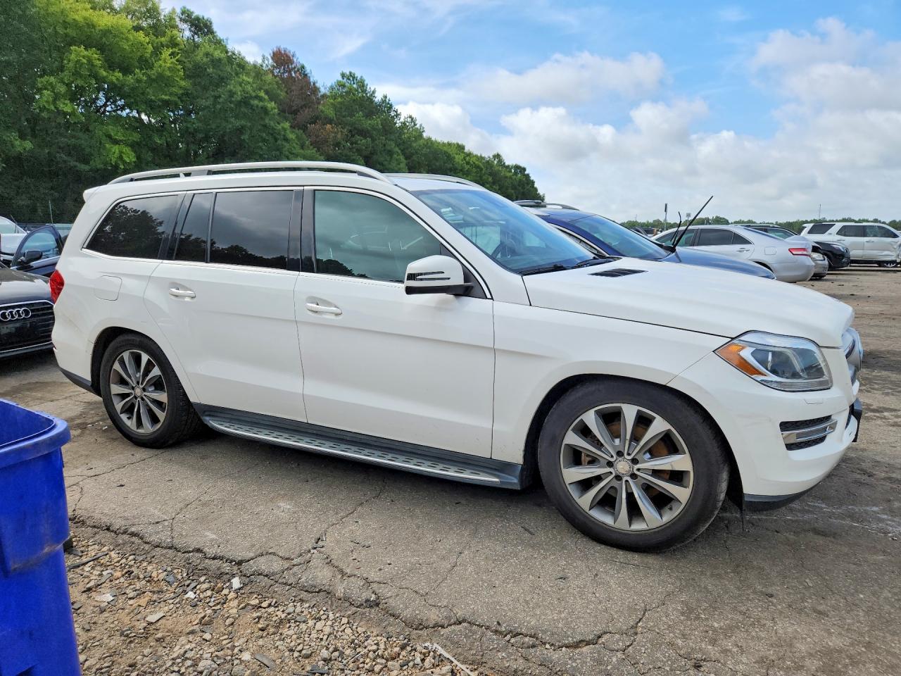 2015 Mercedes-benz Gl 450 4matic White vin: 4JGDF6EE6FA554682