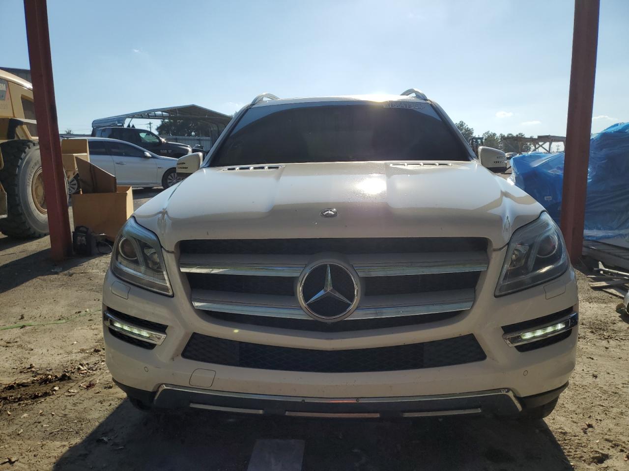 2015 Mb Gl-450 4 Matic- R&d- Cln Title- Pri Fleet White vin: 4JGDF6EE6FA597838