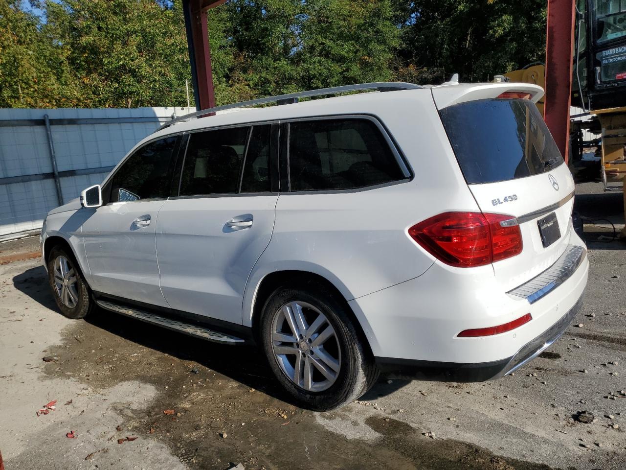 2015 Mb Gl-450 4 Matic- R&d- Cln Title- Pri Fleet White vin: 4JGDF6EE6FA597838