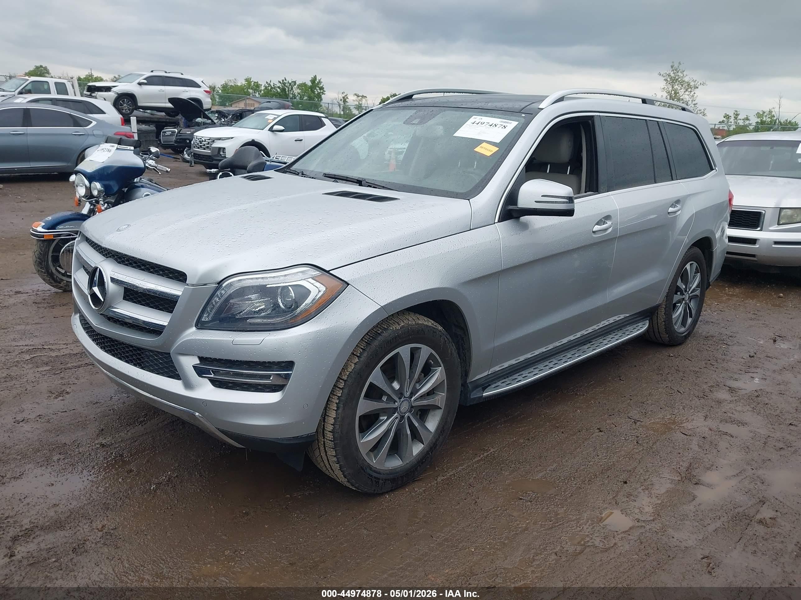 2015 Mercedes-benz Gl 450 4matic Silver vin: 4JGDF6EE6FA613505