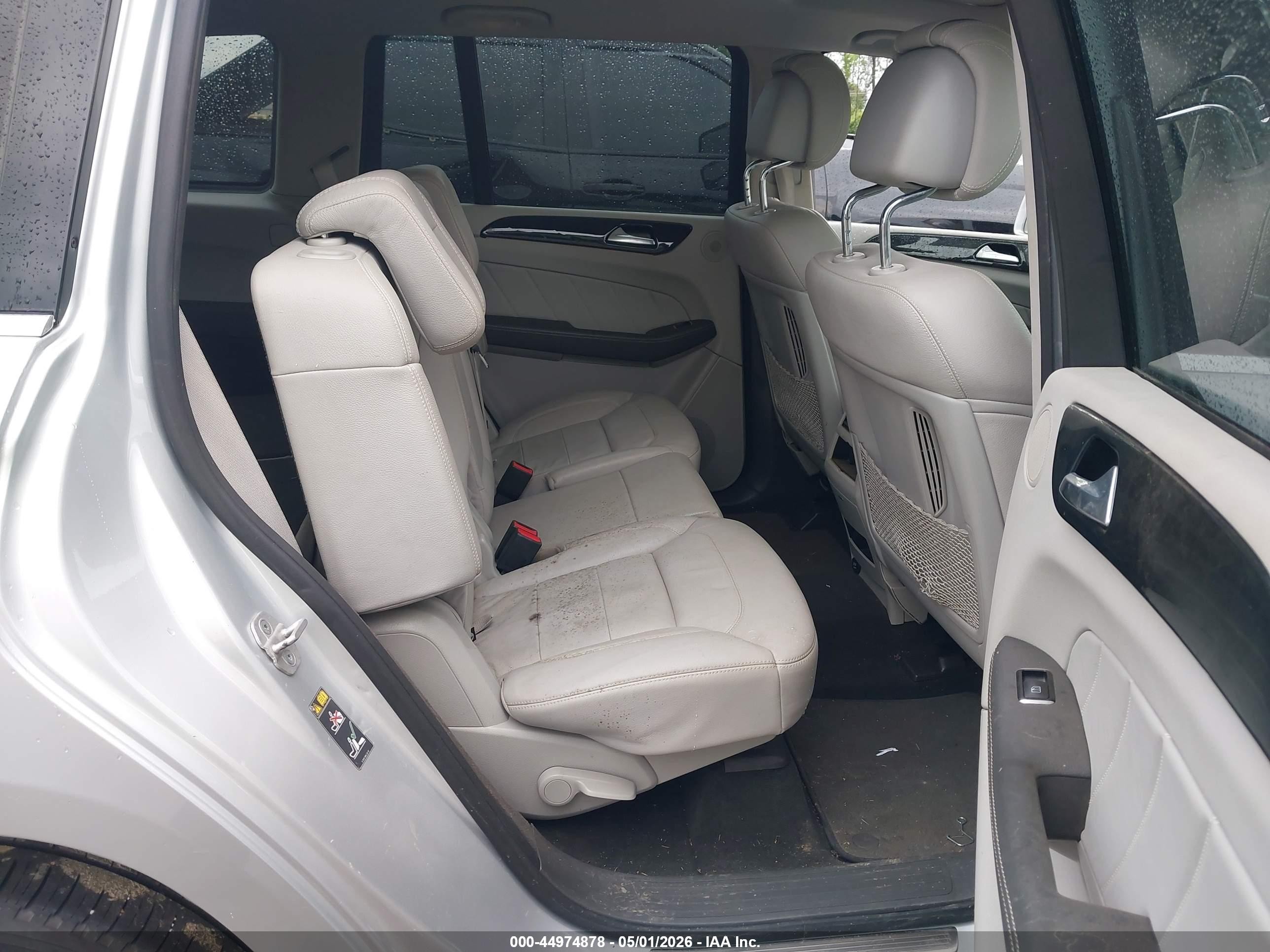 2015 Mercedes-benz Gl 450 4matic Silver vin: 4JGDF6EE6FA613505