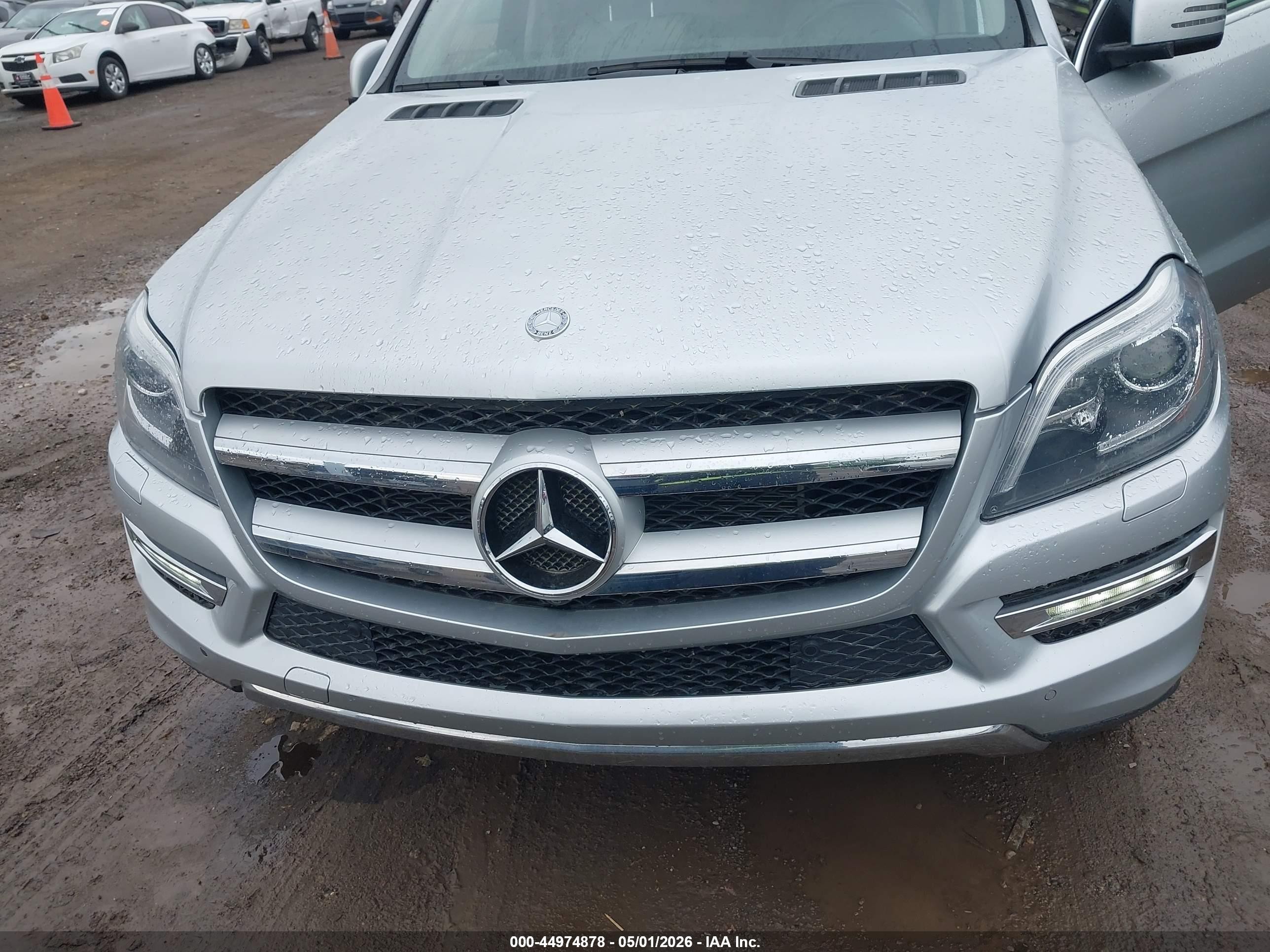 2015 Mercedes-benz Gl 450 4matic Silver vin: 4JGDF6EE6FA613505