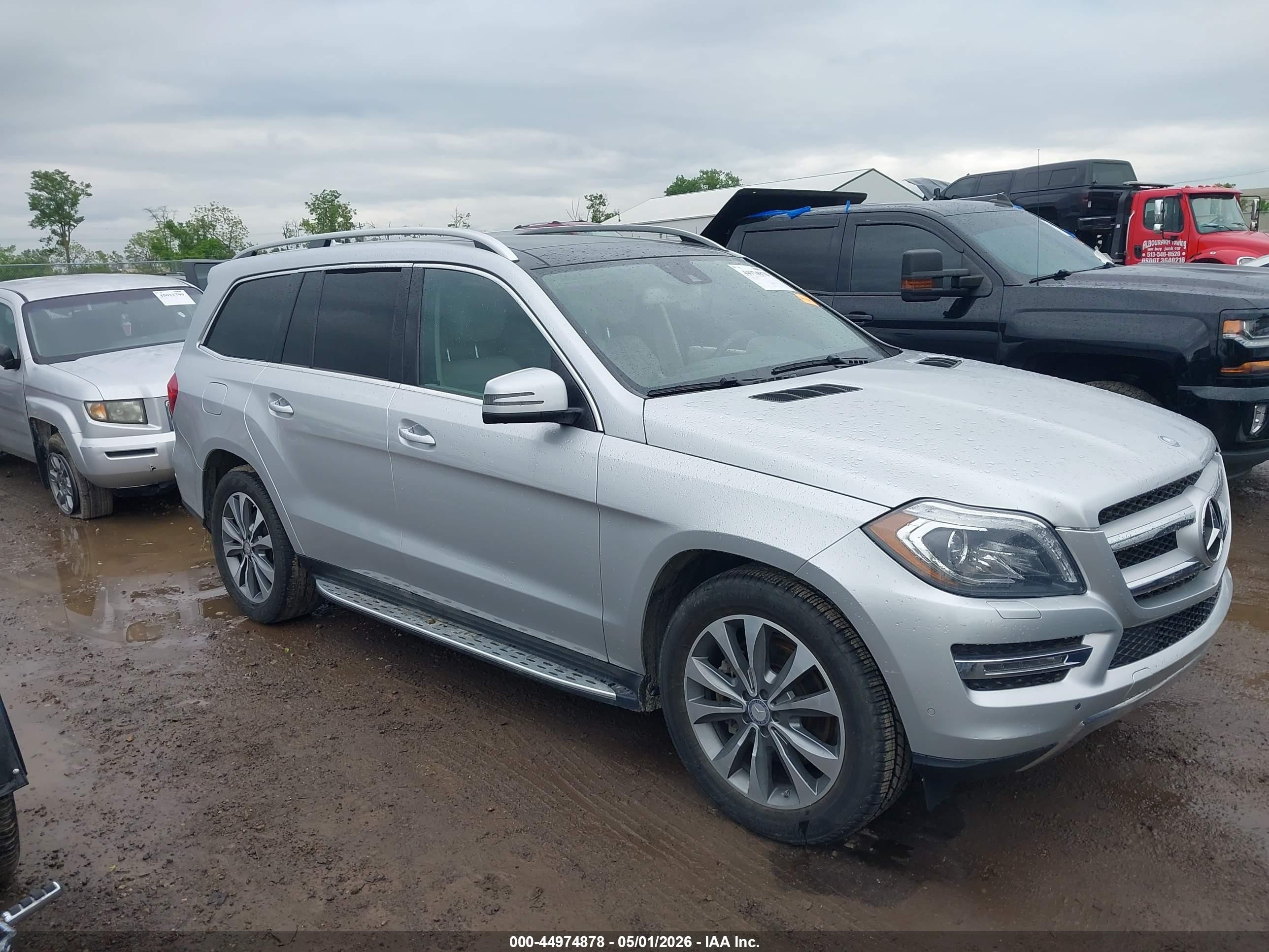 2015 Mercedes-benz Gl 450 4matic Silver vin: 4JGDF6EE6FA613505