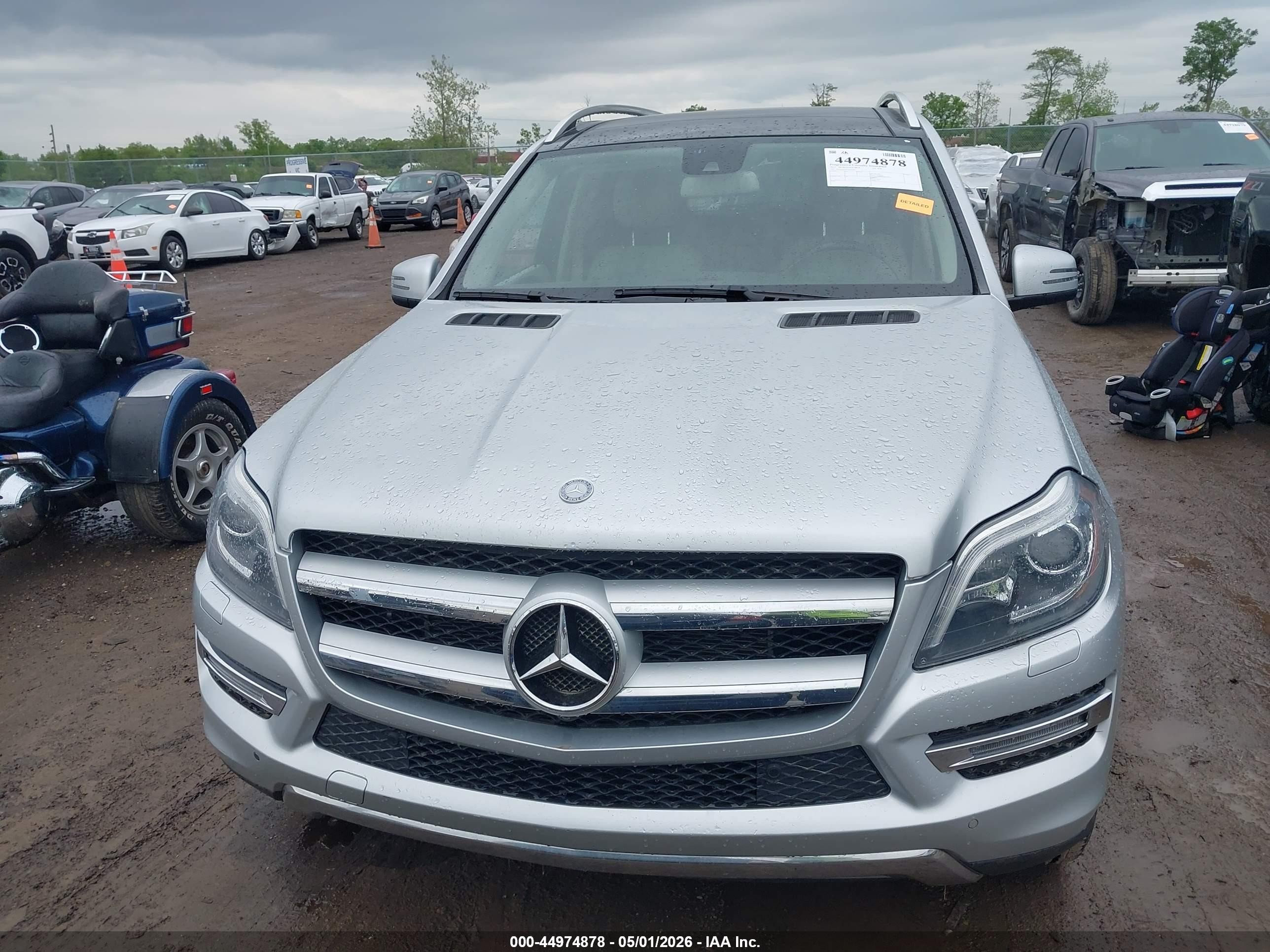 2015 Mercedes-benz Gl 450 4matic Silver vin: 4JGDF6EE6FA613505