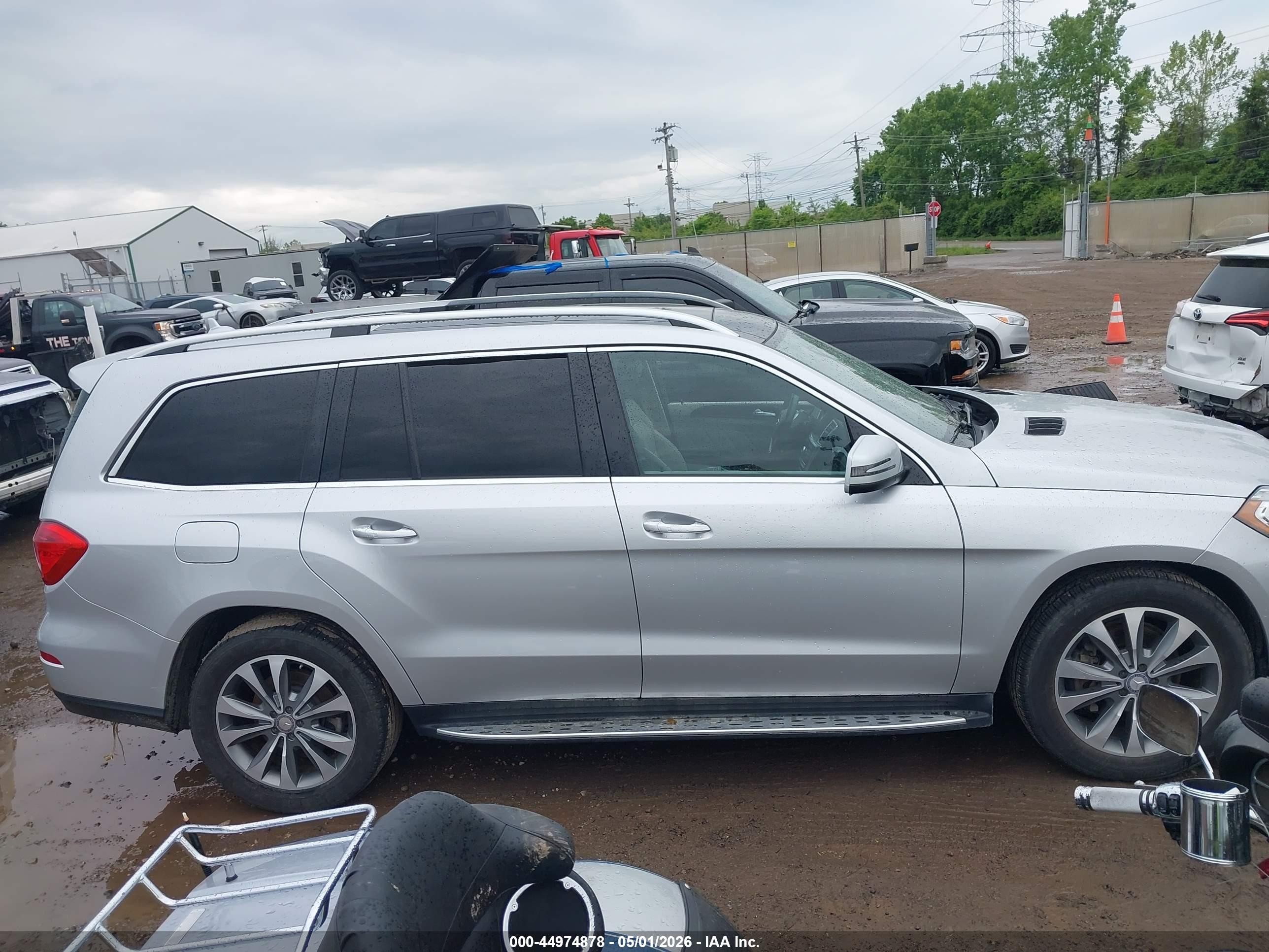 2015 Mercedes-benz Gl 450 4matic Silver vin: 4JGDF6EE6FA613505