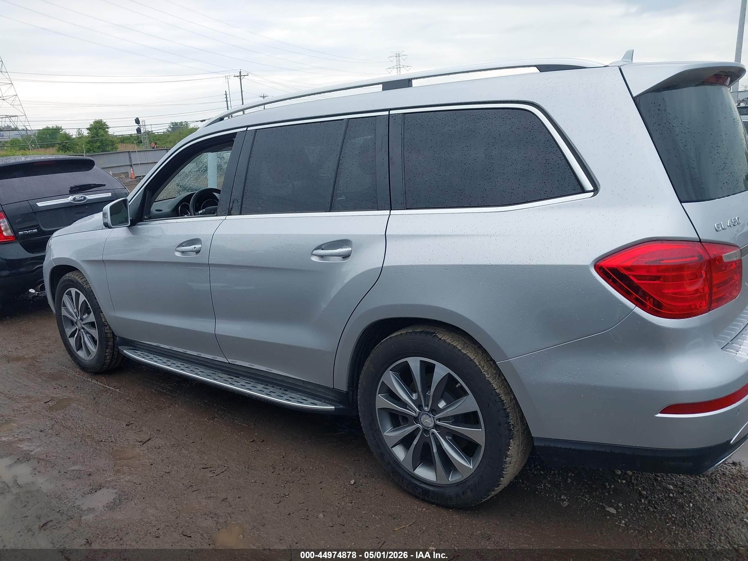 2015 Mercedes-benz Gl 450 4matic Silver vin: 4JGDF6EE6FA613505