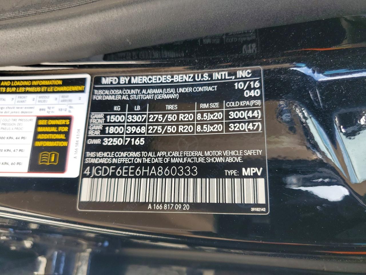 2017 Mercedes-benz Gls 450 4matic Black vin: 4JGDF6EE6HA860333