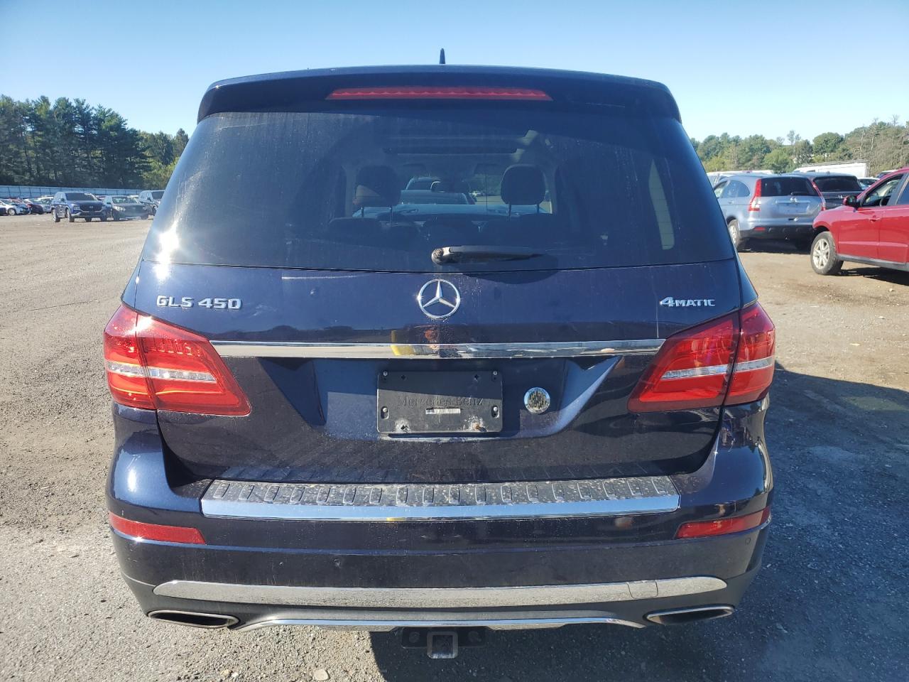2018 Mercedes-benz Gls 450 4matic Blue vin: 4JGDF6EE6JB017846