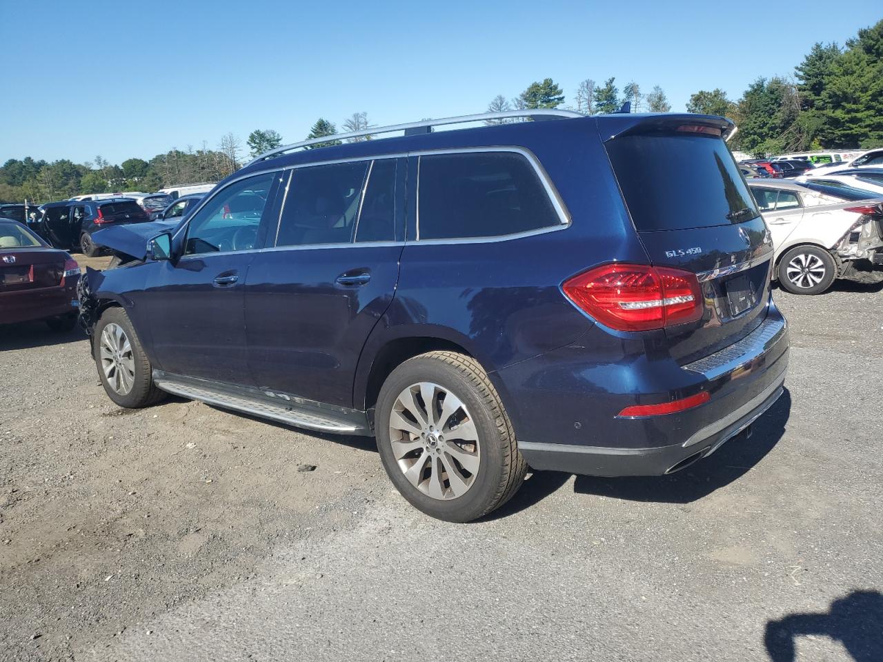 2018 Mercedes-benz Gls 450 4matic Blue vin: 4JGDF6EE6JB017846