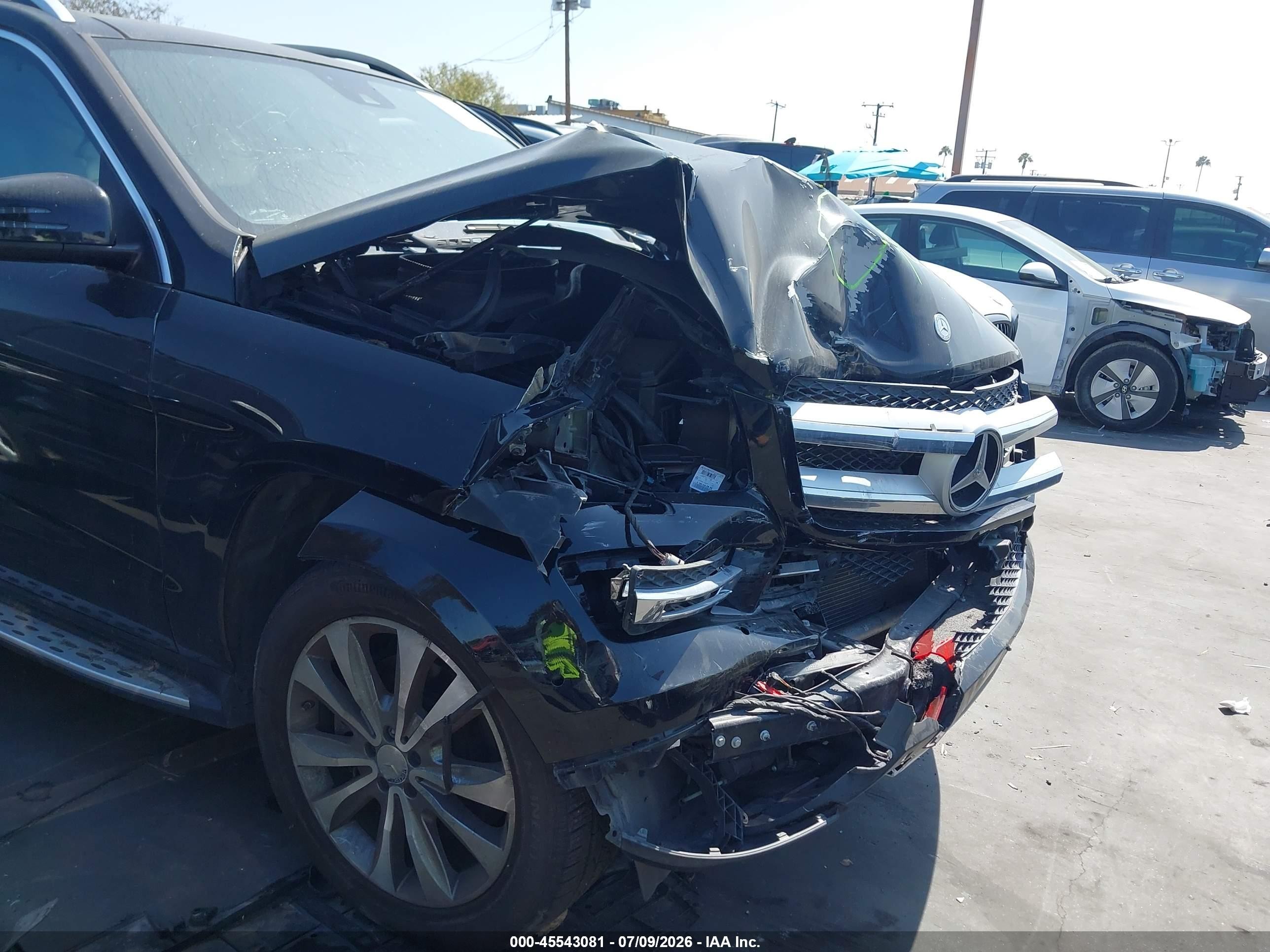 2015 Mercedes-benz Gl 450 4matic Black vin: 4JGDF6EE7FA443882