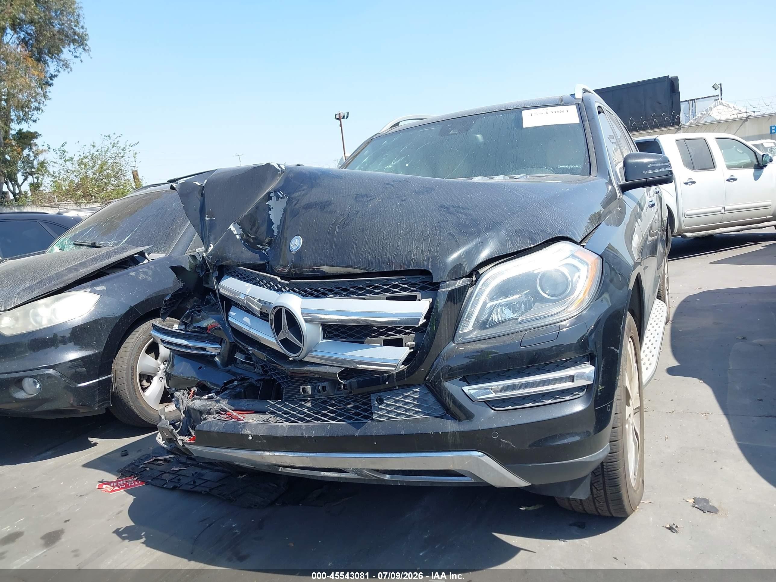 2015 Mercedes-benz Gl 450 4matic Black vin: 4JGDF6EE7FA443882