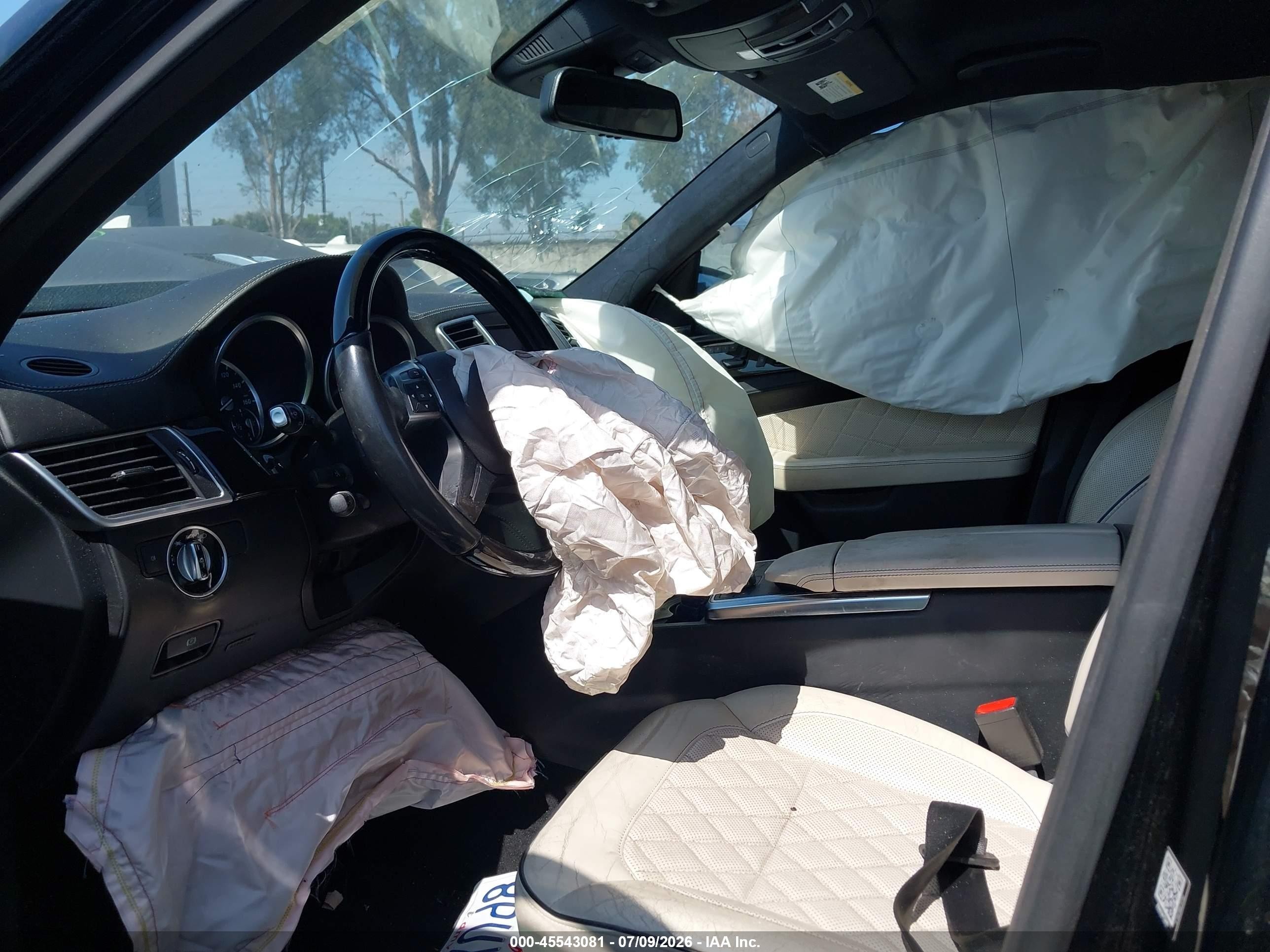 2015 Mercedes-benz Gl 450 4matic Black vin: 4JGDF6EE7FA443882