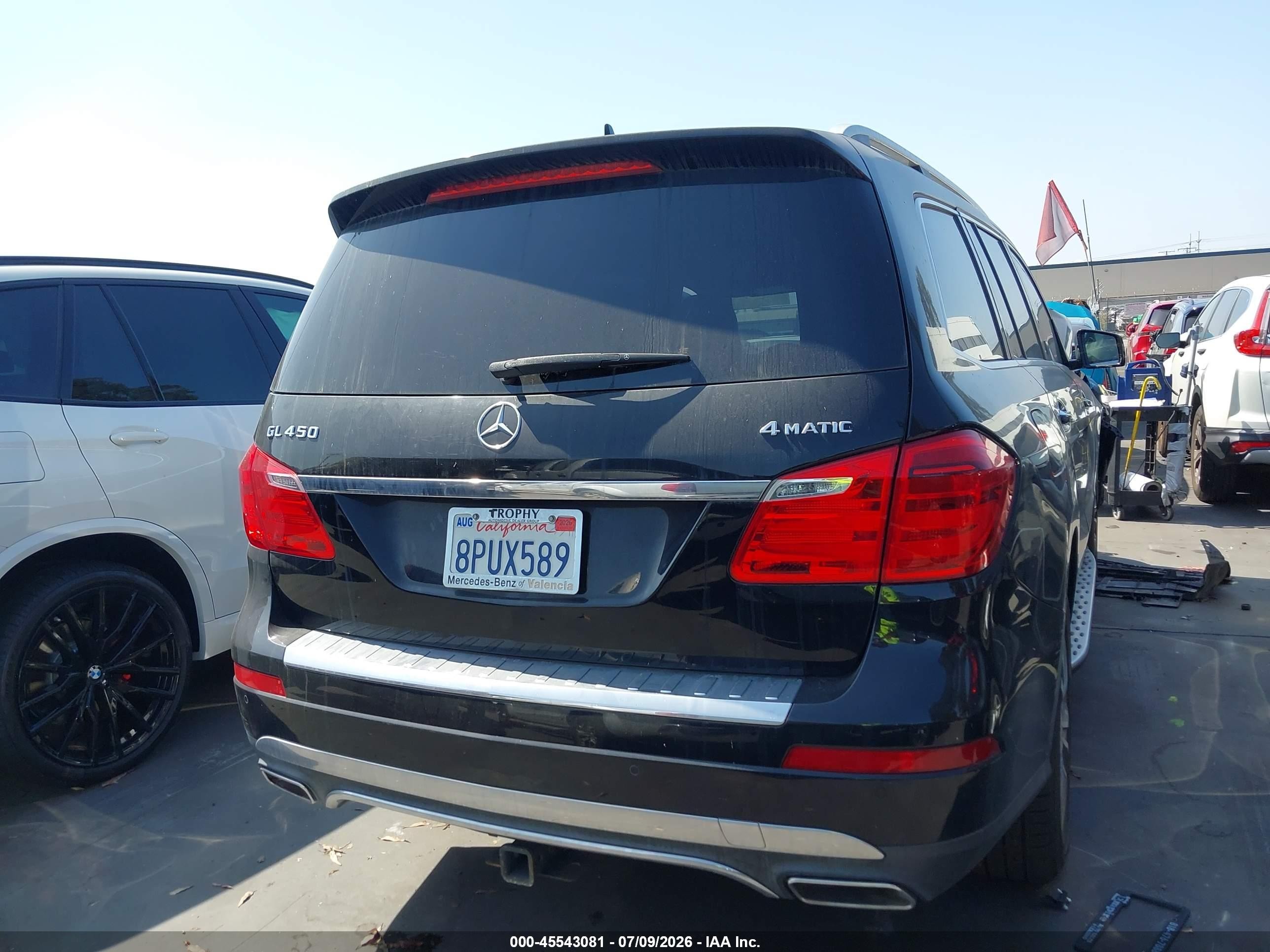 2015 Mercedes-benz Gl 450 4matic Black vin: 4JGDF6EE7FA443882