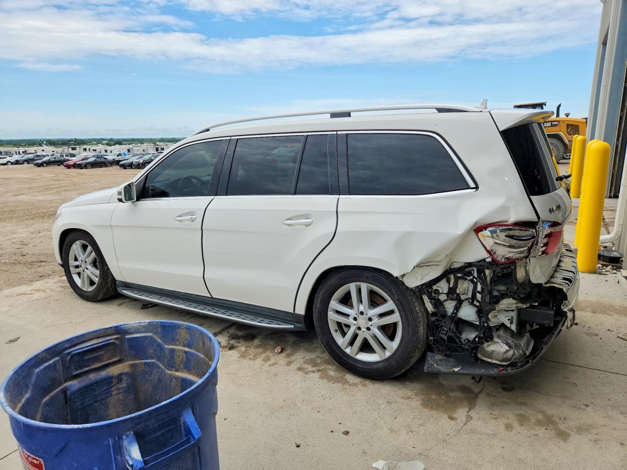 2015 Mercedes-benz Gl 450 4matic White vin: 4JGDF6EE7FA461038