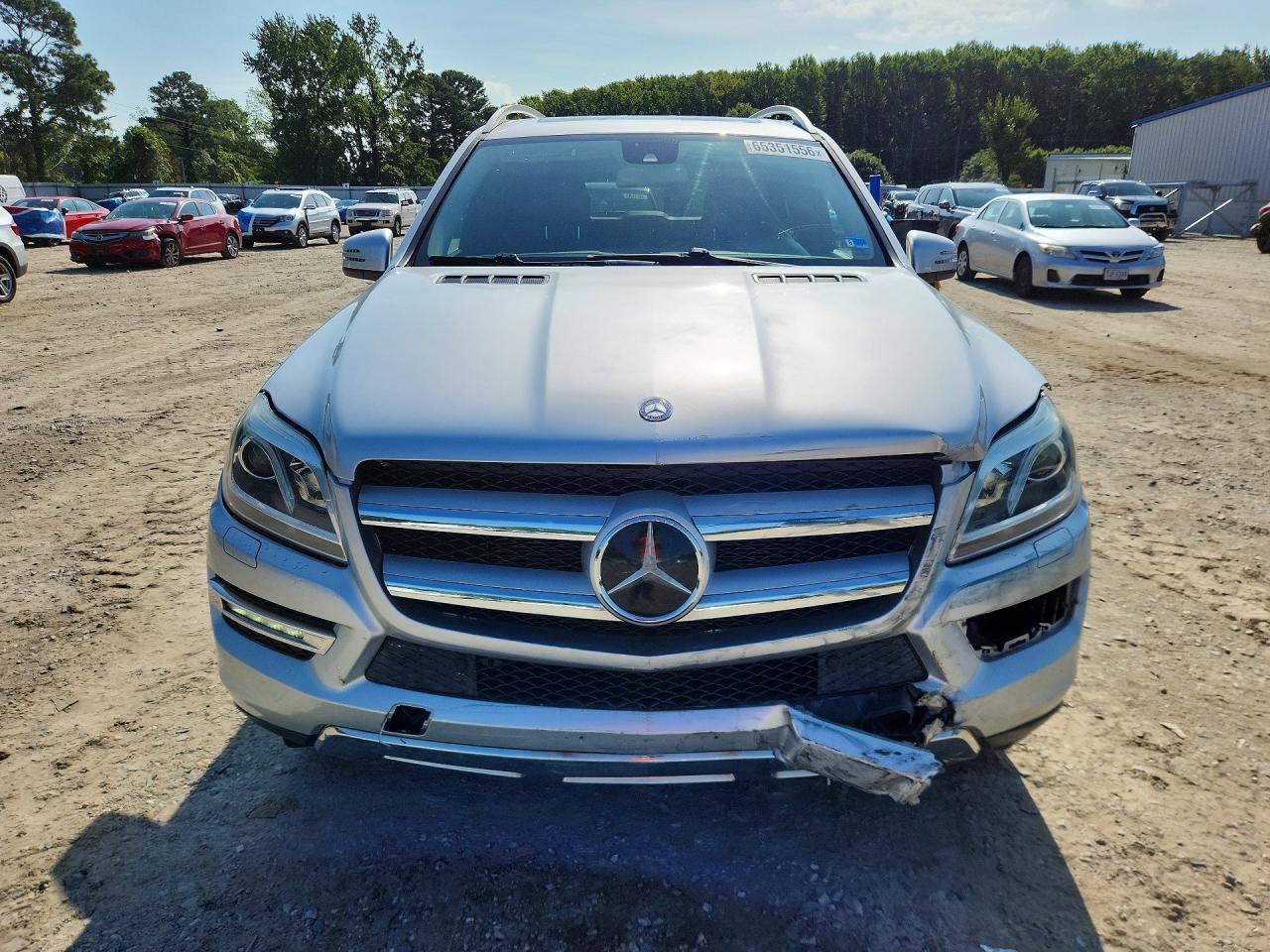 2015 Mercedes-benz Gl 450 4matic Silver vin: 4JGDF6EE7FA468944