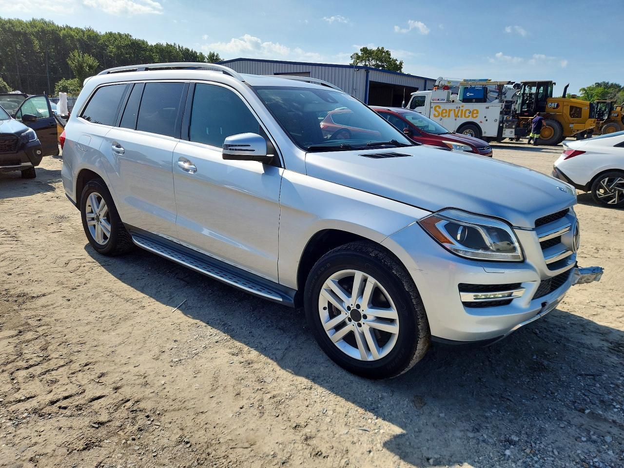 2015 Mercedes-benz Gl 450 4matic Silver vin: 4JGDF6EE7FA468944